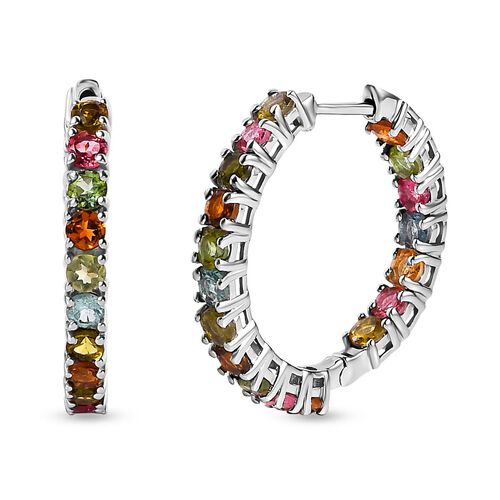 Mehrfach-Turmalin-Ohrringe - 4,36 ct. image number 0