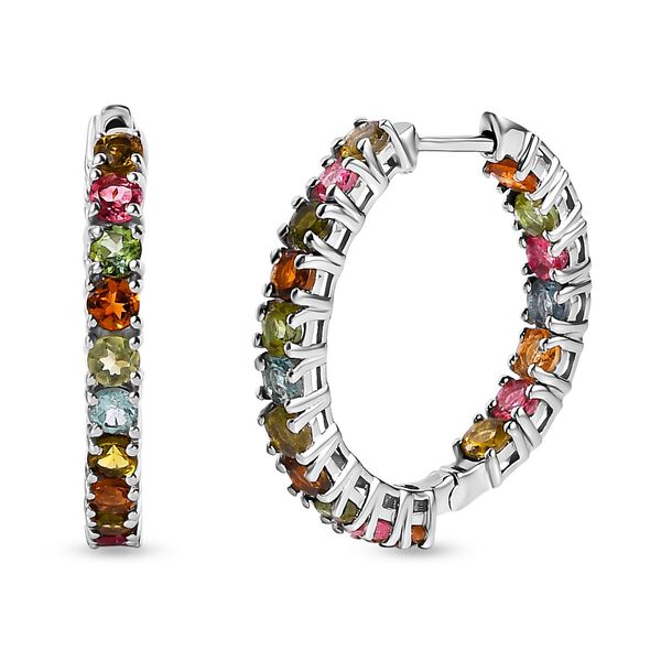 Mehrfach-Turmalin-Ohrringe - 4,36 ct.