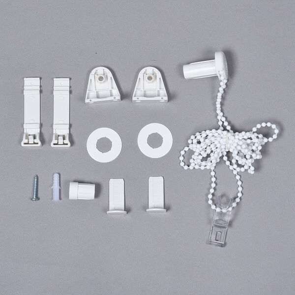 Easy-Klemm - 2-lagiges Fensterrollo, Gr&ouml;&szlig;e 60x150 cm, Dunkelgrau&nbsp; image number 6