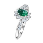 AAA Kagem Sambischer Smaragd Ring, ca. 0,96 ct. image number 2