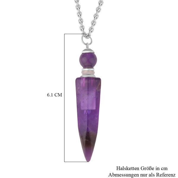 Afrikanischer Amethyst Urnen-Anh&auml;nger mit Kette image number 5
