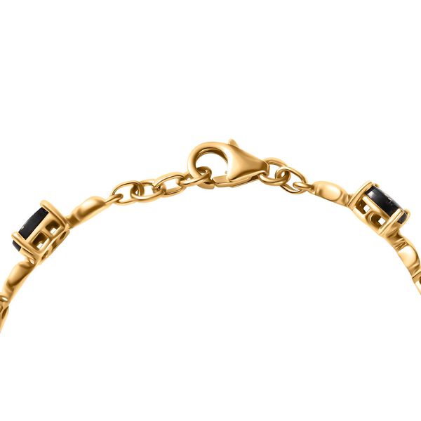 Goldenite Armband ca. 19 cm 925 Silber 750 Gelbgold Vermeil ca. 7,98 ct. image number 4