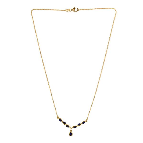 Blue Elegance Masoala Saphir Halskette image number 5