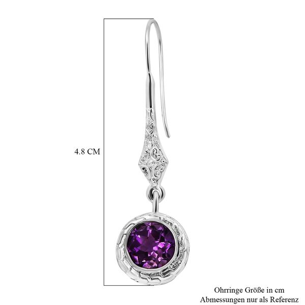 Royal Bali Kollektion- Afrikanische Amethyst-Ohrringe - 3,92 ct. image number 5