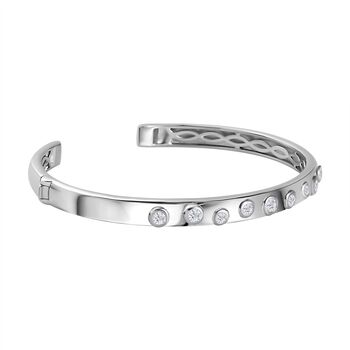 Moissanit Armreif, 19 cm - 1,02 ct.