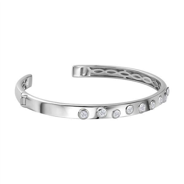 Moissanit Armreif, 19 cm - 1,02 ct. image number 3