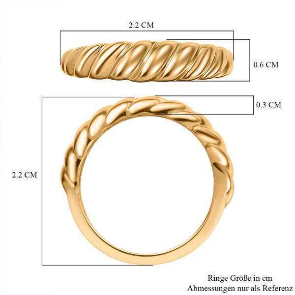 3er-Set strukturierte Stacking-Ringe image number 8