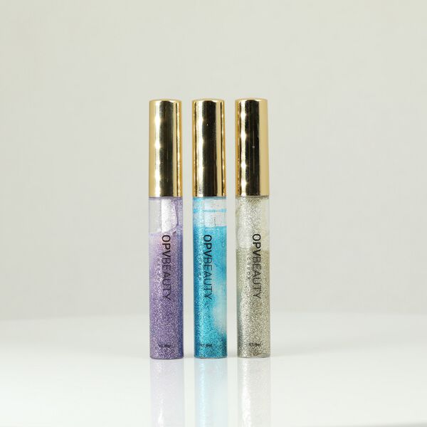 3er Set  - Beauty Metal Liquid Glitter Liner Set, wasserbasiert, Champagner, Violett und T&uuml;rkis Schimmerpalette, Urban Metallic