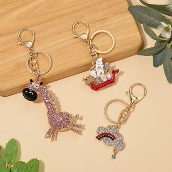 Wei&szlig;er Kristall Schmuckset Legierung emailliert, Legierung Std Gelb