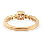 88 Facetten Moissanit Ring image number 5