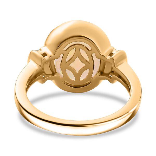 AA Nat&uuml;rlicher, &auml;thiopischer Welo Opal und Diamant Ring - 3,20 ct. image number 6