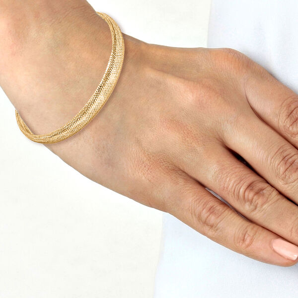 Maestro Kollektion- Precious flexibles Armband, 375 Gelbgold image number 7