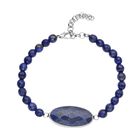 Lapislazuli Armband, ca. 20 cm, reines Messing ca. 69,00 ct image number 0