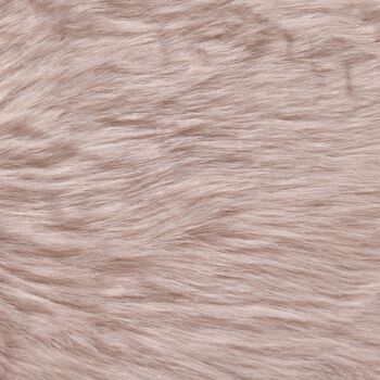 Kunstfell Teppich, Braun meliert