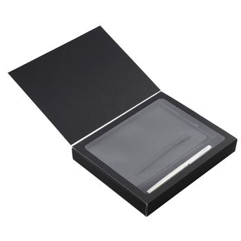 Klassisches Hardcover-Tagebuch & F&uuml;llfederhalter-Geschenkset, 15x1.5x11cm