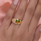 Ammolit-Ring, 925 Silber Gelbgold Vermeil  ca. 1,32 ct image number 2