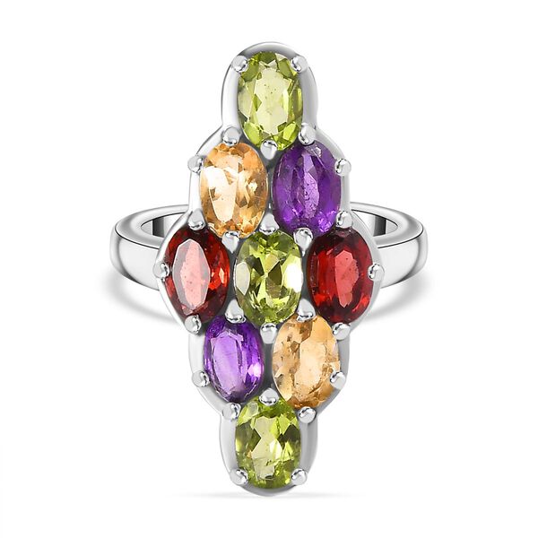 Multi-Edelstein-Ring - 4,42 ct.