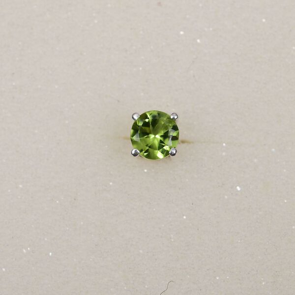 Natürliche Peridot Ohrringe, 925 Silber rhodiniert - 1,30 ct. image number 6
