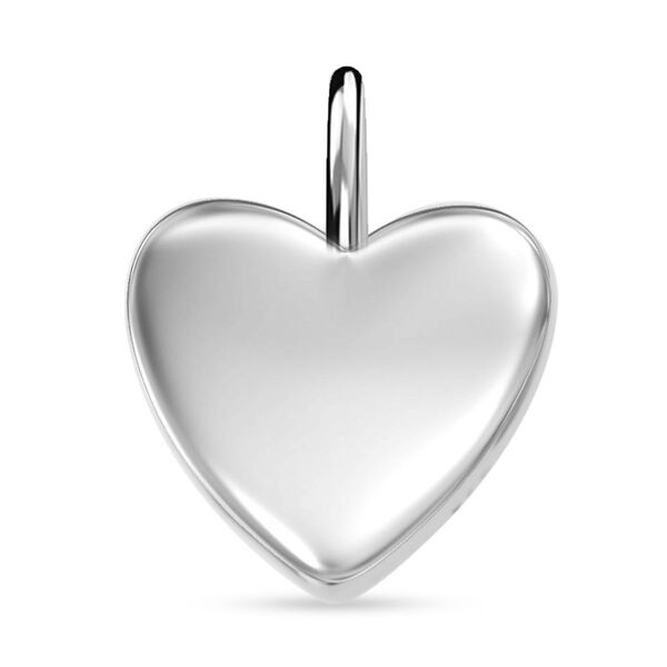 LUSTRO STELLA wei&szlig;er Zirkonia Herz Anh&auml;nger image number 4