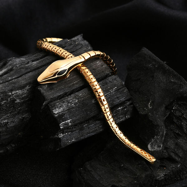 Royal Bali Kollektion - Schlangen Armband in 375 Gold image number 8