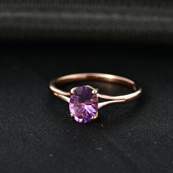 D'Joy AAA Rose De France Amethyst Ring - 1,19 ct.