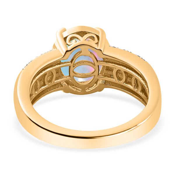 AA &auml;thiopischer Welo Opal, Multi-Turmalin und Zirkon Ring - 2 ct. image number 7