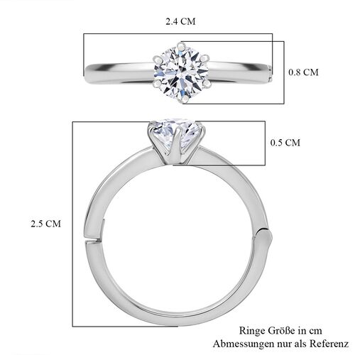 LUXURIANT SGL zertifizierter SI-GH Labor Diamant Solitär Ring - 1 ct. image number 8