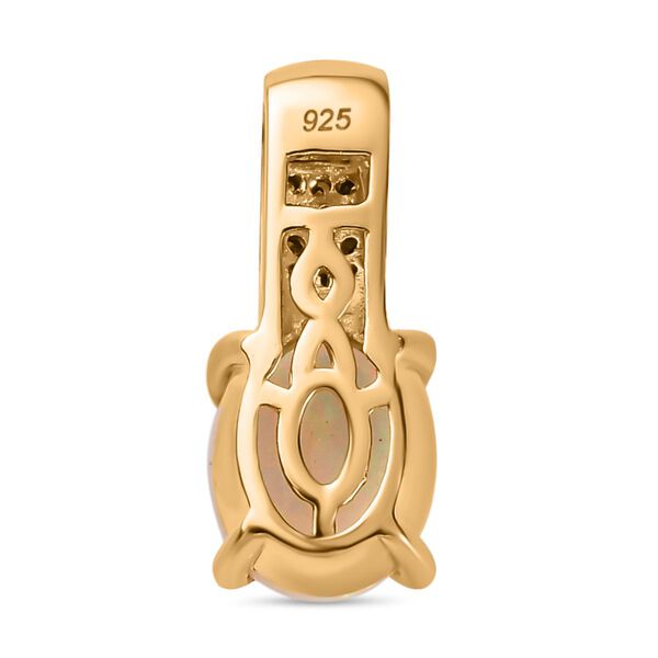 AA Nat&uuml;rlicher, &auml;thiopischer Welo Opal und Diamant-Anh&auml;nger - 1,30 ct. image number 6