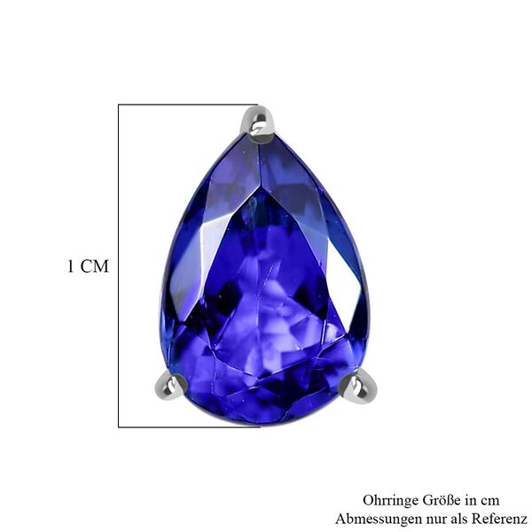 RHAPSODY AAAA Tansanit Ohrringe in 950 Platin - 2,44 ct. image number 6