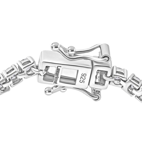 Lab Grown Diamant SI-GH Armband ca. 19 cm 925 Silber rhodiniert ca. 3,98 ct. image number 3