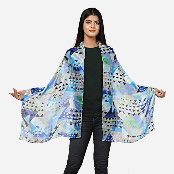 100% nat&uuml;rlicher Satin Seiden Schal