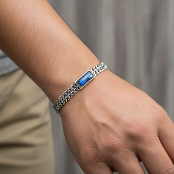 EVER TRUE Labradorit Armband ca. 20 cm Nickelfreies Messing ca. 26.60 ct