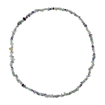 Mehrfarbige Fluorit Kette, 76 cm ca. 320.00 ct