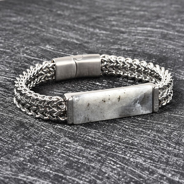 Labradorit-Armband, 20 cm, Edelstahl ca. 17,00 ct image number 2