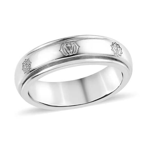 7 Chakra Anti-Stress Spinning Ring image number 4