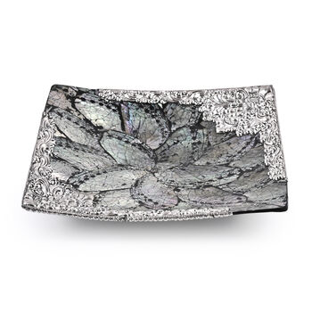 Royal Bali - Abalone Muschel Rechteckige Dekoschale 925 Silber