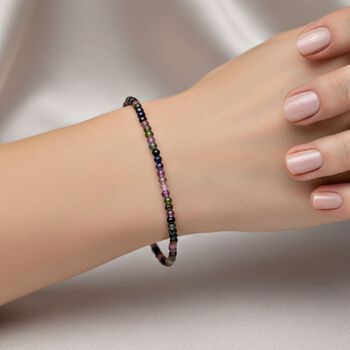 Multi-Turmalin 19cm Armband - 16 ct.
