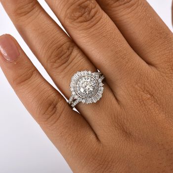 Moissanit Ring - 1,97 ct.