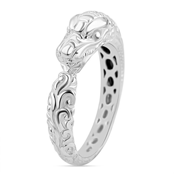 Royal Bali Kollektion- Drachen Ring in 925 Silber image number 4