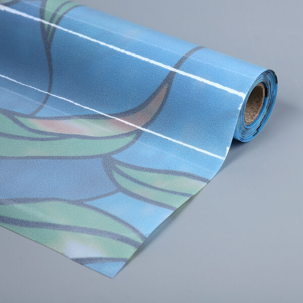 Privacy Fensterfolie, Statisch haftende, 90x185 cm, Blumen image number 2