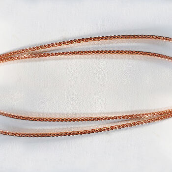 Flexible Spiga-Halskette in ros&eacute;vergoldetem 925 Silber