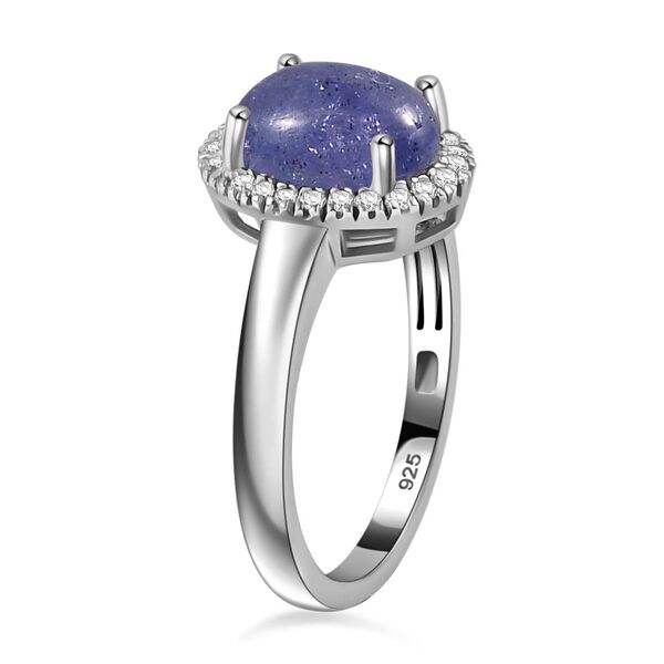 AA Tansanit und weißer Diamant Ring, ca. 2,62 ct. image number 5