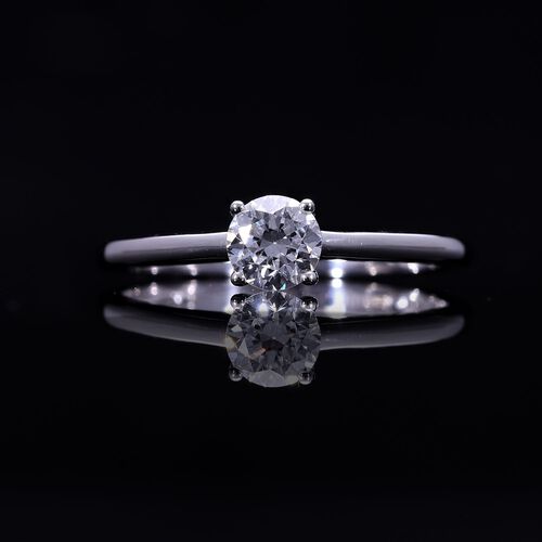 LUXURIANT DIAMOND - Lab Grown Diamant D-IF IGI zertifiziert Ring 950 Platin (Größe 19.00) ca. 1.00 ct image number 1