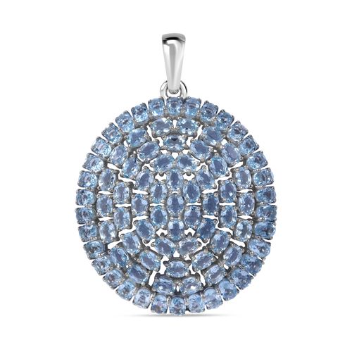 Himmelblauer Topas Anhänger, 925 Silber rhodiniert, ca. 17.79 ct image number 0