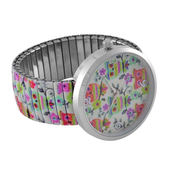 STRADA Armbanduhr &ndash; Eulen-Design, Japanisches Uhrwerk, Wasserresistent image number 5