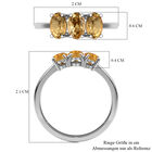 Citrin-Ring, 925 Silber  ca. 1,39 ct image number 5