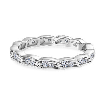 LUXURIANT DIAMOND - Lab Grown Diamant SI-GH Ring 925 Silber rhodiniert (Gr&ouml;&szlig;e 18.00) ca. 0,50 ct