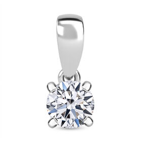 LUXURIANT DIAMOND- SGL zertifizierter VS-EF Labor Diamant Anhänger in 950 Platin - 0,50 ct.