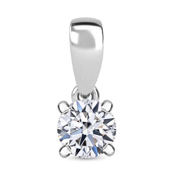 LUXURIANT SGL zertifizierter VS-EF Labor Diamant Anhänger in 950 Platin - 0,50 ct. image number 0