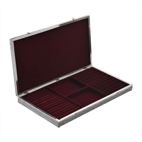 Schmuckaufbewahrungsbox im Vintage-Look, Eulen-Prägung image number 4